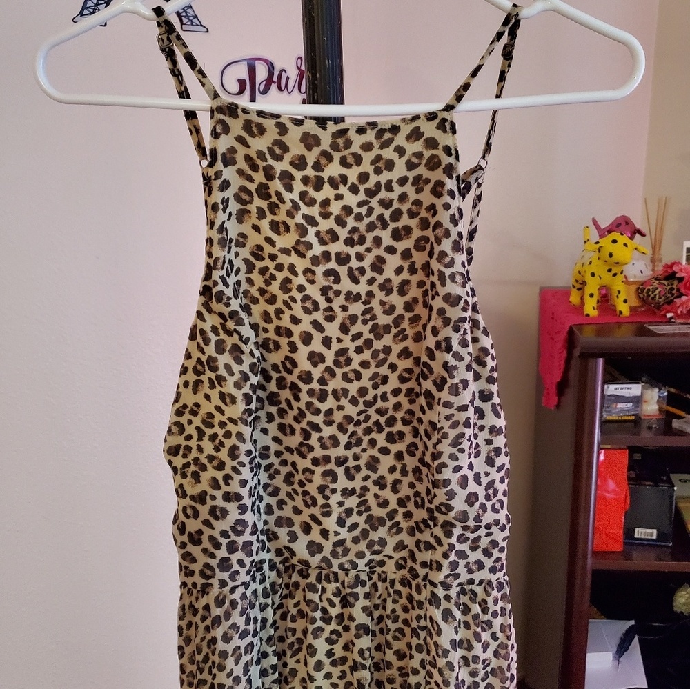 Abercrombie Leopard Print flowy dress